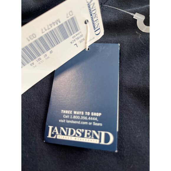 Lands’ End Misses black Feminine turtleneck long sleeved shirt size Large - Picture 3 of 5
